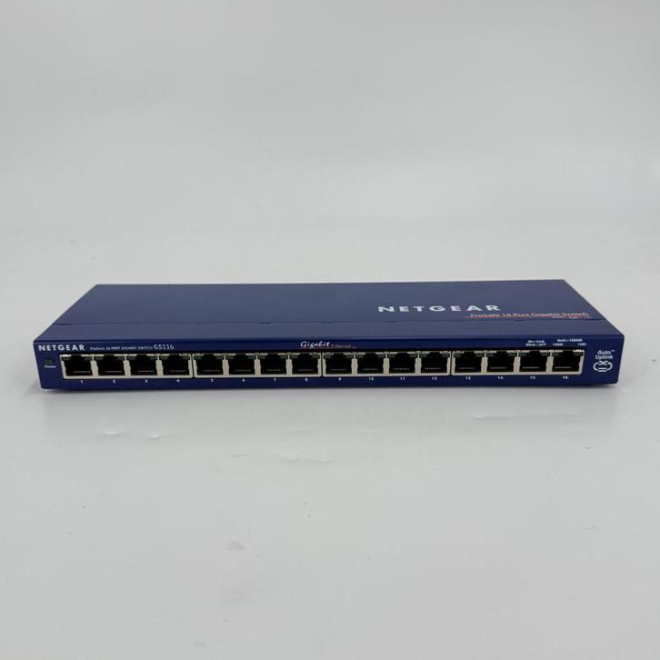 Netgear ProSafe GS116v2 Gigabit Switch, Computers en Software, Netwerk switches, Zo goed als nieuw