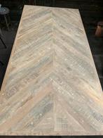 Eettafel Woood mangohout, Ophalen, 50 tot 100 cm, Zo goed als nieuw, Vijf personen of meer