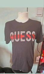Guess zwart t-shirt, Kleding | Heren, T-shirts, Maat 48/50 (M), Zwart, Ophalen of Verzenden, Zo goed als nieuw