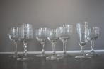 Copier Leerdam glas glaasjes art deco borrel borralglaasjes, Ophalen of Verzenden, Gebruikt, Borrel- of Shotglas