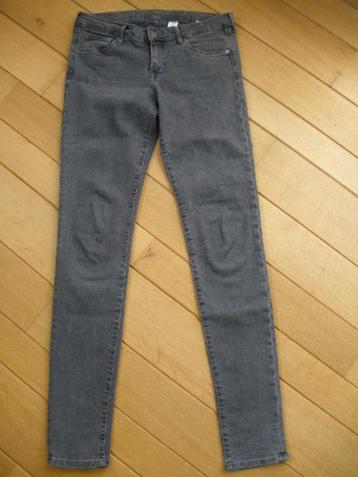 H&M spijkerbroek grijs super skinny maat 28 x 34 - nieuw - beschikbaar voor biedingen