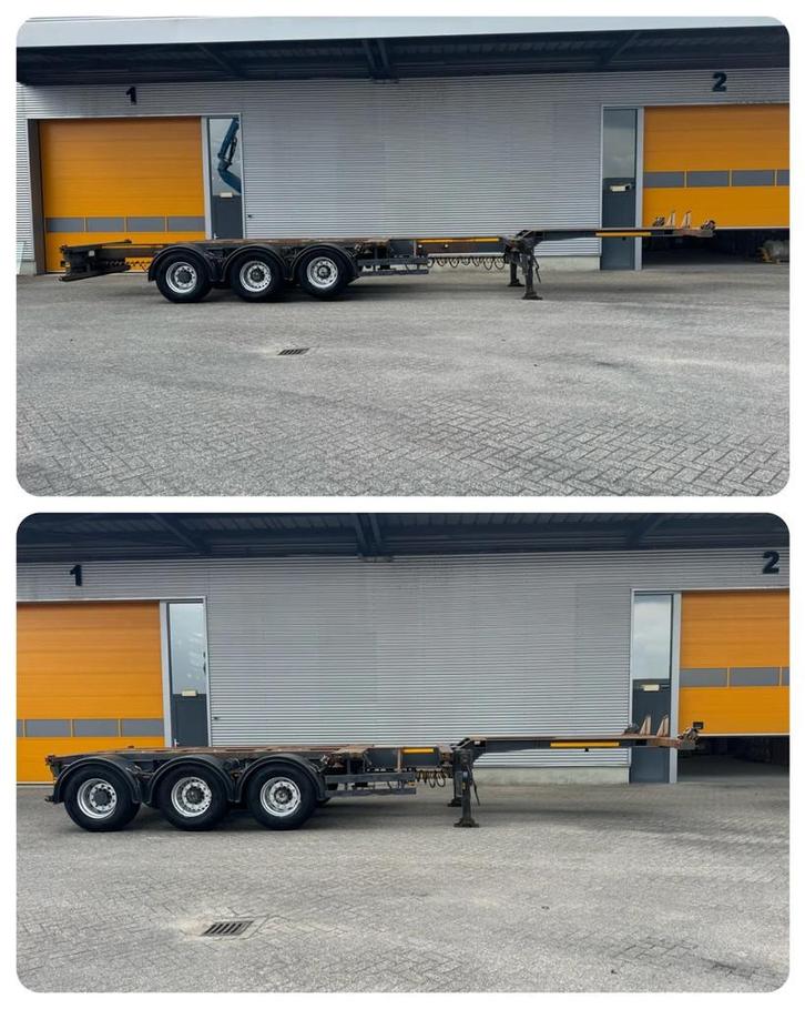 Broshuis Multi Modaal 3-Assig Container Chassis, 20 30 40 45, Auto's, Vrachtwagens, Bedrijf, Te koop, Aanhangers en Opleggers