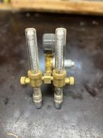dubbele flowmeter Argon 2 0-30L, Doe-het-zelf en Verbouw, Gereedschap | Lasapparaten, Ophalen, Zo goed als nieuw, 250 ampère of meer