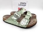 Birkenstock Arizona Maat 41 Gator Gleam Microfiber Mineral, Kleding | Dames, Schoenen, Zo goed als nieuw, Groen, Birkenstock, Sandalen of Muiltjes