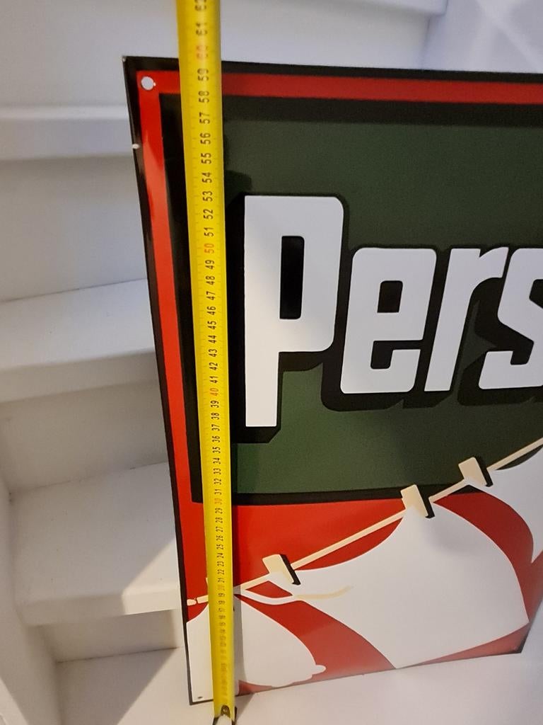 Emaille bord perail, Ophalen of Verzenden, Zo goed als nieuw, Reclamebord