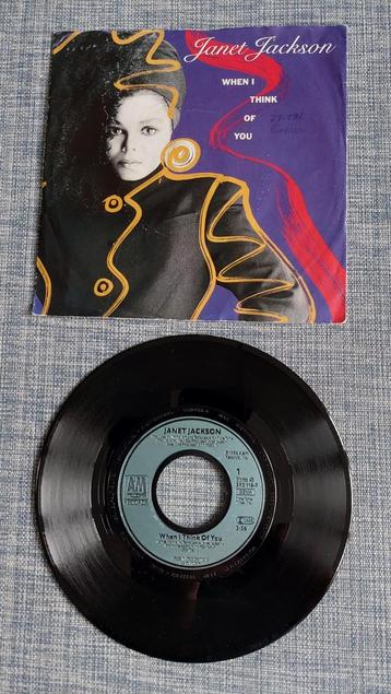 Single Janet Jackson - When I Think Of You  top40hit 1986 beschikbaar voor biedingen