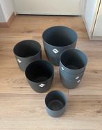 Elho bloempotten set (7 stuks – Brussels & b.for soft rond), Ophalen, Tuin, Kunststof, Minder dan 30 cm