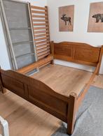 Houten bedframe - Tweepersoons, Ophalen, Gebruikt, Bruin, Klassiek