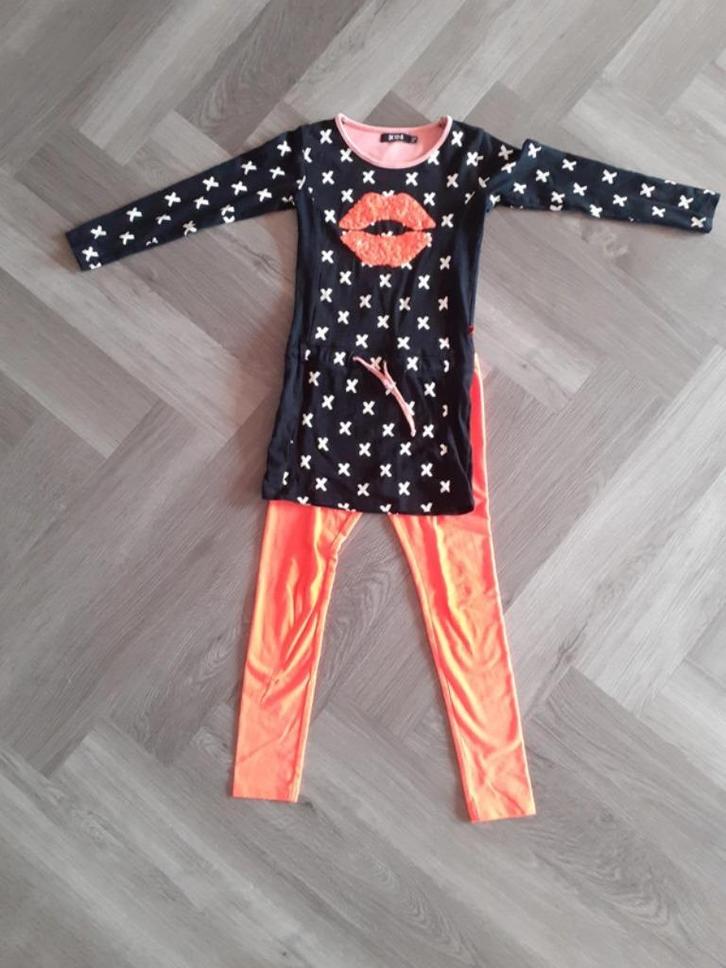 Set Europe Kids Jurk met legging, Maat 110 / 116, Kinderen en Baby's, Kinderkleding | Maat 110, Gebruikt, Meisje, Setje, Ophalen of Verzenden