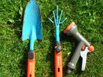 tuingereedschap Gardena Schepje - Harkje - sproeier, Ophalen of Verzenden, Gebruikt, Hark, Gardena / Husqvarna