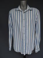 PULL & BEAR maat M, apart jeans overhemd., Kleding | Heren, Overhemden, Blauw, Zo goed als nieuw, Pull&Bear, Halswijdte 39/40 (M)