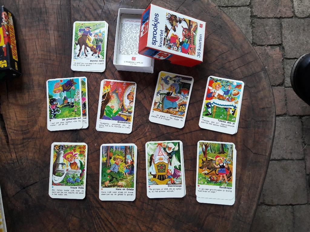 3x kwartet jaren 70, Verzamelen, Speelkaarten, Jokers en Kwartetten, Gebruikt, Kwartet(ten), Ophalen of Verzenden