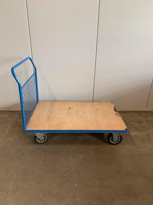 Magazijnkar / magazijnwagen / transportkar / transportwagen, Doe-het-zelf en Verbouw, Transportwagens, Gebruikt, Transportkar