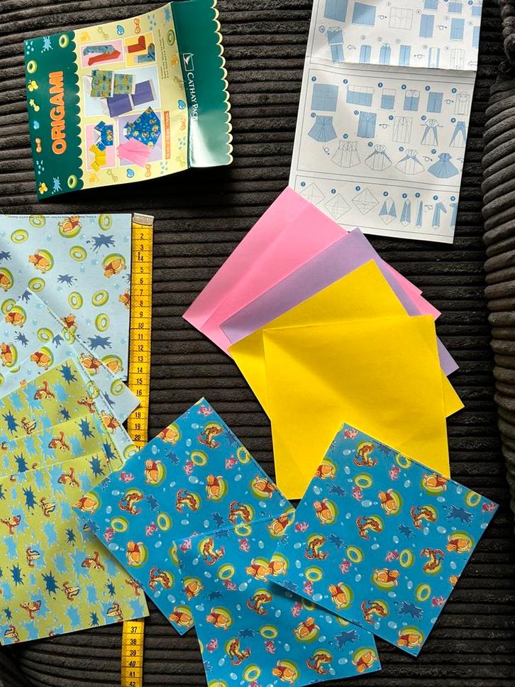 Origami papier Winnie the Pooh Cathay Pacific, Diversen, Papierwaren, Gebruikt, Ophalen of Verzenden