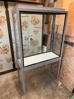 Grote aluminium vitrine kast, zeilschip / modelbouwschip, Hobby en Vrije tijd, Modelbouw | Boten en Schepen, Ophalen