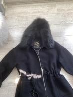 Mat fashion parka jas, Kleding | Dames, Grote Maten, Ophalen of Verzenden, Zo goed als nieuw, Zwart, Jas of Mantel