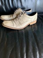 Braend leren nette schoenen - maat 42, Kleding | Heren, Schoenen, Overige kleuren, Braend, Ophalen of Verzenden, Zo goed als nieuw
