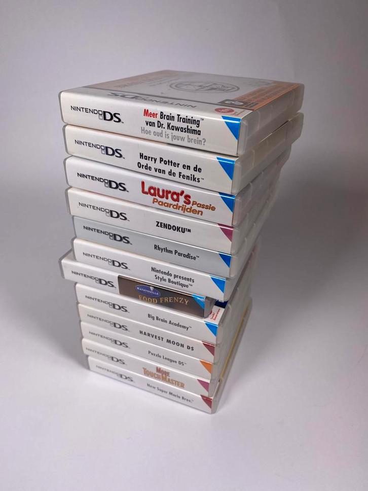 12x Nintendo DS game/partij in 1 koop - alles compleet, Spelcomputers en Games, Games | Nintendo DS, Gebruikt, Puzzel en Educatief