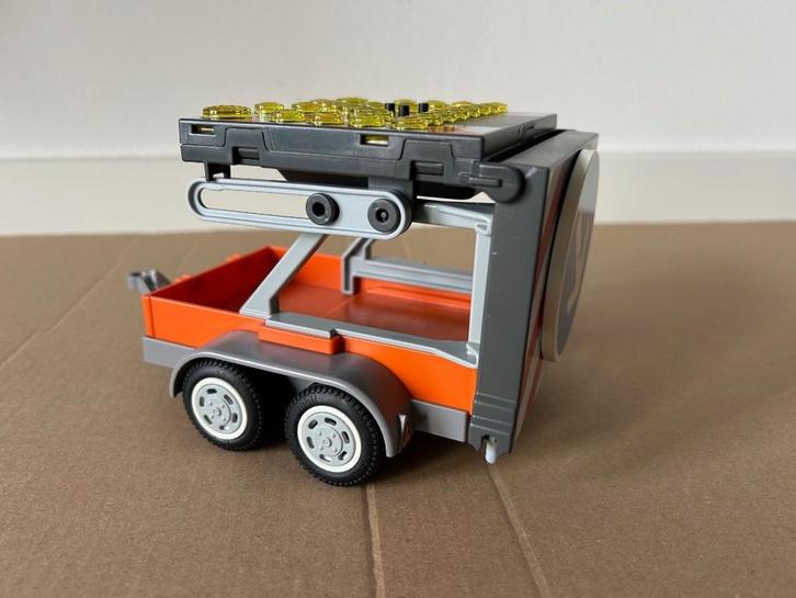 6227 Wegafzetting aanhanger, Kinderen en Baby's, Speelgoed | Playmobil, Zo goed als nieuw, Complete set, Ophalen