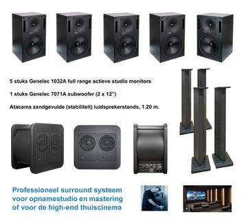 GENELEC high-end professionele 5.1 suroound set beschikbaar voor biedingen