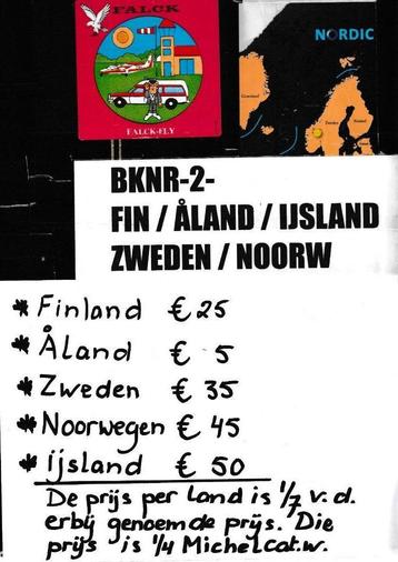 postzegels Scandinavie beschikbaar voor biedingen