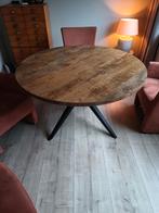 Ronde tafel eettafel 140 cm ZGAN, Ophalen, Rond, Zo goed als nieuw, 75 cm of meer