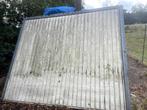 Oude garagedeur, Ophalen, Gebruikt, Garagedeur, Metaal