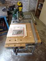 Zaagtafel met Bosch zaagmachine., Doe-het-zelf en Verbouw, Gereedschap | Zaagmachines, Ophalen, Gebruikt, Cirkelzaag, 30 tot 70 mm