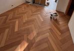 Massief eiken visgraat (nieuw in doos) 25m2, 50 tot 150 cm, Nieuw, 10 m² of meer, 10 tot 30 cm