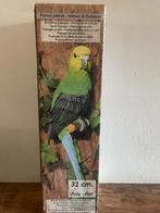 Papegaai Schutting Decoratie nieuw- 31cm, Tuin en Terras, Ophalen of Verzenden, Nieuw, Kunststof, Dierenbeeld