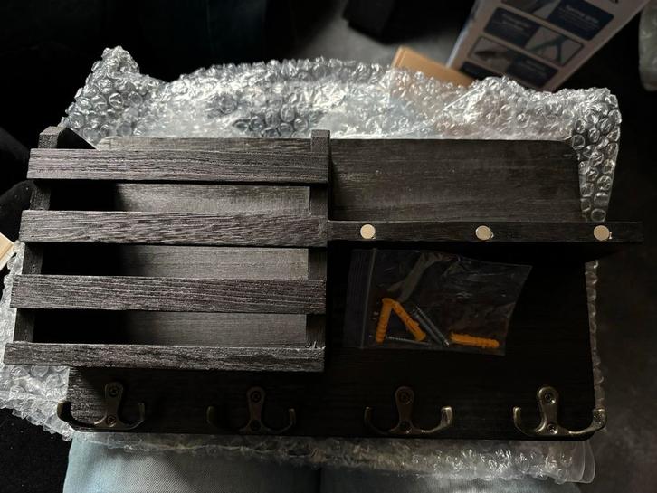 Nieuw Sleutelrekje Wandmodel, Huis en Inrichting, Woonaccessoires | Kapstokken, Nieuw, Hout, Ophalen of Verzenden