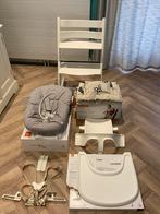 Stokke Tripp Trapp complete set! Wit, Kinderen en Baby's, Kinderstoelen, Ophalen, Zo goed als nieuw, Meegroeistoel