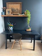 Bureau Sammie Woods zwart, Huis en Inrichting, Ophalen, Zo goed als nieuw