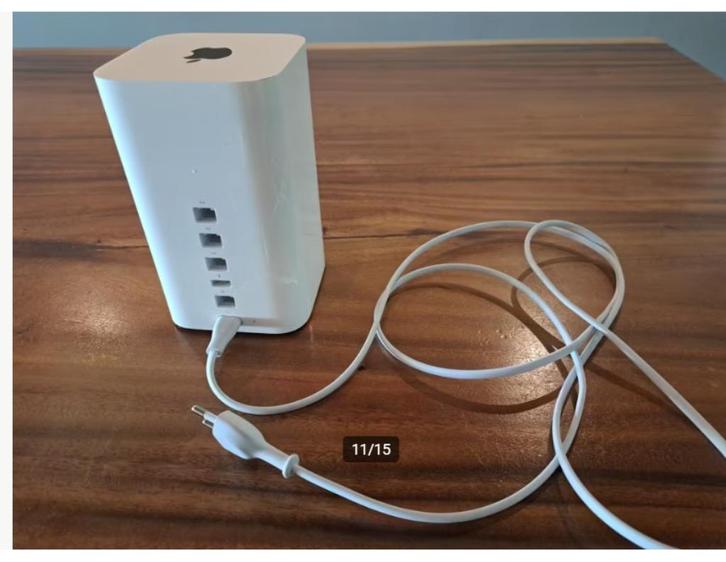 Apple Airport Time Capsule, Computers en Software, Routers en Modems, Gebruikt, Ophalen of Verzenden