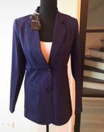 Mi Piace travelstof blazer maat M aubergine, Kleding | Dames, Verzenden, Zo goed als nieuw, Maat 38/40 (M), Paars