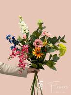 Zijden silk boeket met frisse kleuren NIEUW!, Binnen, Info@flowersbymirjam.nl, Nieuw, Transformatorstraat 6a