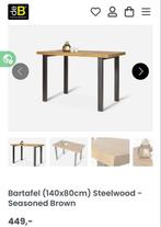 Steelwood Bartafel - Stoer & Stijlvol!, Ophalen, 100 tot 150 cm, 50 tot 100 cm, Zo goed als nieuw