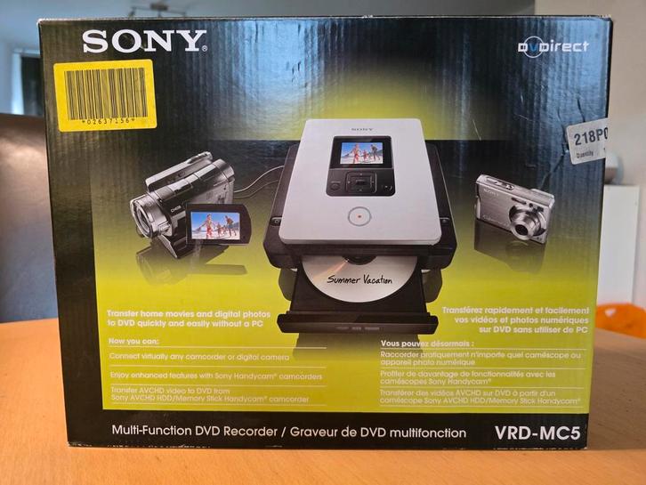 Sony VRD-MC5 DVD-brander, Computers en Software, Optische drives, Zo goed als nieuw, Extern, Dvd, Ophalen of Verzenden
