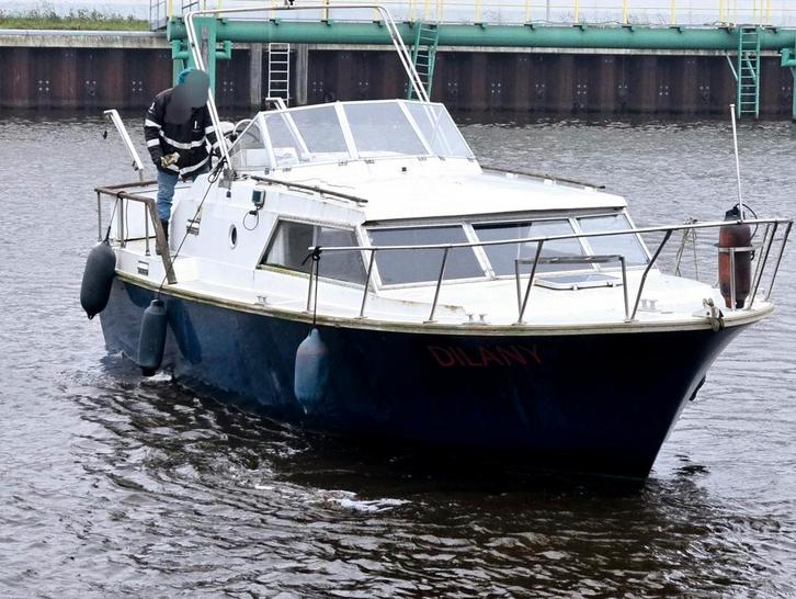 Continental 1000 polyester motorjacht 10M DAF 815 vaarklaar, Watersport en Boten, Motorboten en Motorjachten, Gebruikt, Polyester