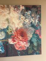 Klassiek Bloemenschilderij 100x70cm - Uitstekende Staat, Ophalen