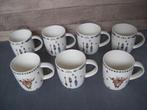 7x mok / beker keramiek met oor - van de Xenos - Nieuw, Keramiek, Nieuw, Ophalen of Verzenden, Overige stijlen