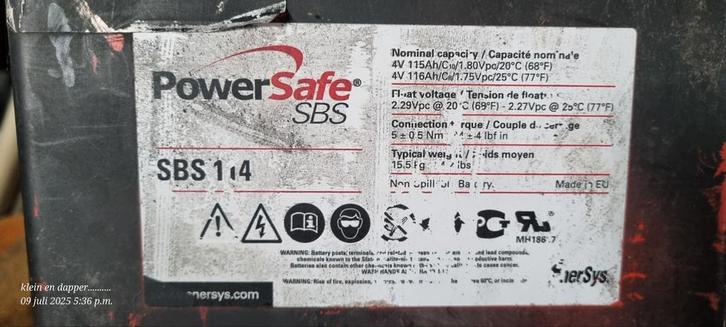 Power Safe SBS accu's 12V Set, Caravans en Kamperen, Camper-accessoires, Zo goed als nieuw, Ophalen