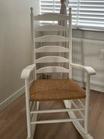 Schommelstoel, Huis en Inrichting, Stoelen, Ophalen, Zo goed als nieuw, Wit, Eén