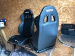 Sparco R100 Kuipstoel Sportstoel Racestoel Vinyl Skyleder, Ophalen of Verzenden