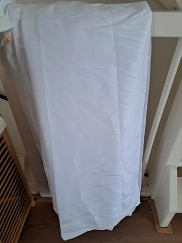 2 Spierwitte Gordijnen - 200x280 cm beschikbaar voor biedingen