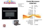 Nieuwe 45cm inbouw combi magnetron 5 jaar gar. actieprijs, Ophalen, Combimagnetron, Nieuw, Oven