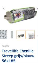 Chenille gordijn met blauw caravan nieuw, Caravans en Kamperen, Caravan accessoires, Ophalen of Verzenden, Nieuw