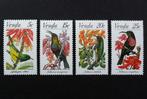 Venda RSA - vogels - tropische vogels - serie 4 zegels 1981, Ophalen of Verzenden, Dier of Natuur