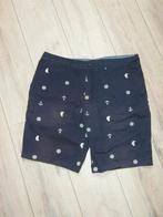 Kamlin - Korte donkerblauwe broek - 34 - L, Maat 52/54 (L), Blauw, Ophalen of Verzenden, Gedragen