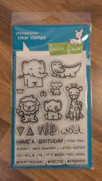 Lawn Fawn - Wild for you, clear stamps, Hobby en Vrije tijd, Stempelen, Verzenden, Zo goed als nieuw, Clearstamp
